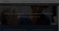 Desktop Screenshot of lillypatientone.com