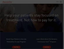 Tablet Screenshot of lillypatientone.com